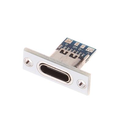 Konektor USB Type-C 2Pin 2P 4P Vodotěsný proužek Linka pájecího spoje Zásuvka konektoru Zásuvka Nabíjecí port Konektor zásuvky USB typu C