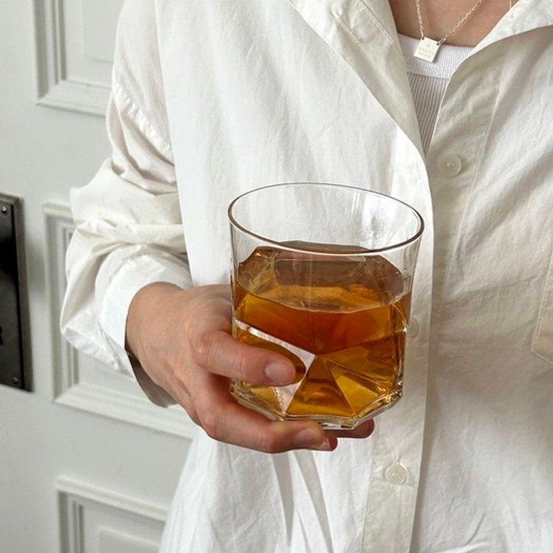 Elegant Table [Gift Set] Ruscus Underlocks Whiskey Glass 2-piece Gift Set Glass Cup Beer Housewarming Newlyweds