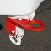 T9 Tow Hook 9mm Thick Red for JB23 with Rear FRP Bumper Passenger Side