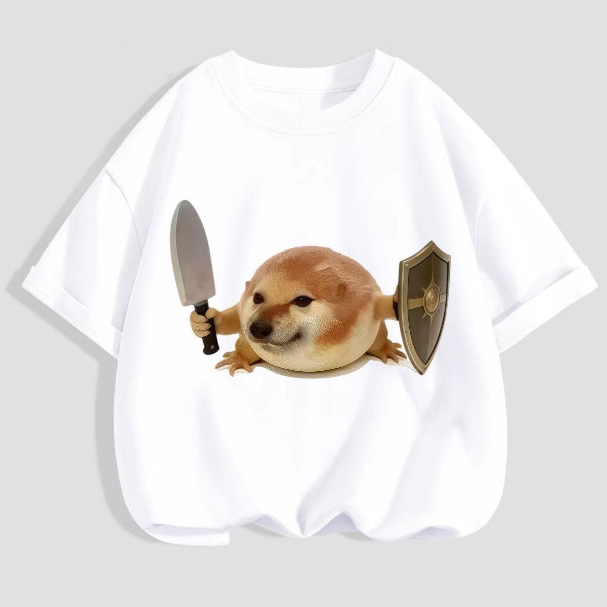 

Summer Sword and Shield Children s Fun Print T-Shirt Kids Clothing 2026 Short Sleeve Boys and Girls Half-Sleeve Top 100