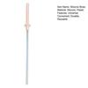 1 Set Silicone Straw Universal Heat Resistant Long Straws Durable Reusable Straw Nozzle for 30oz And 40oz Cups