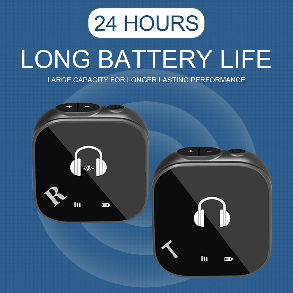 5.8G Wireless In Ear Monitor System Wireless IEM System with Transmitter Receiver Automatic Pairing Professional In Ear