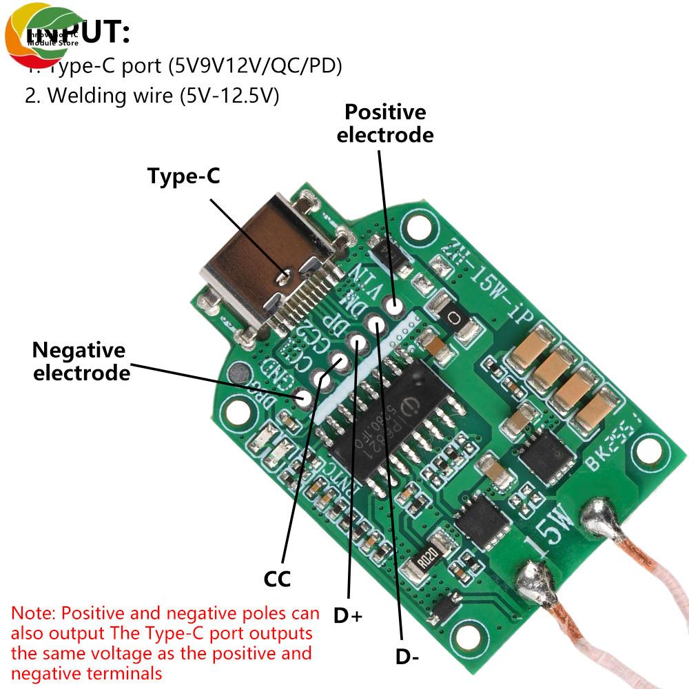 DC 5V 15W High-Power Wireless Charging Module Transmitter Features Pop-up Notification Display, Compact Car Mount