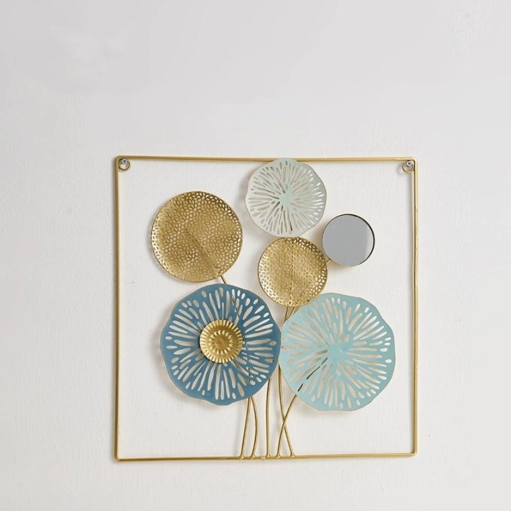 Minimalist Iron Art Pendant Nordic Style Metal Wall Art Wall Hanging Decorative  Hotel Lobby