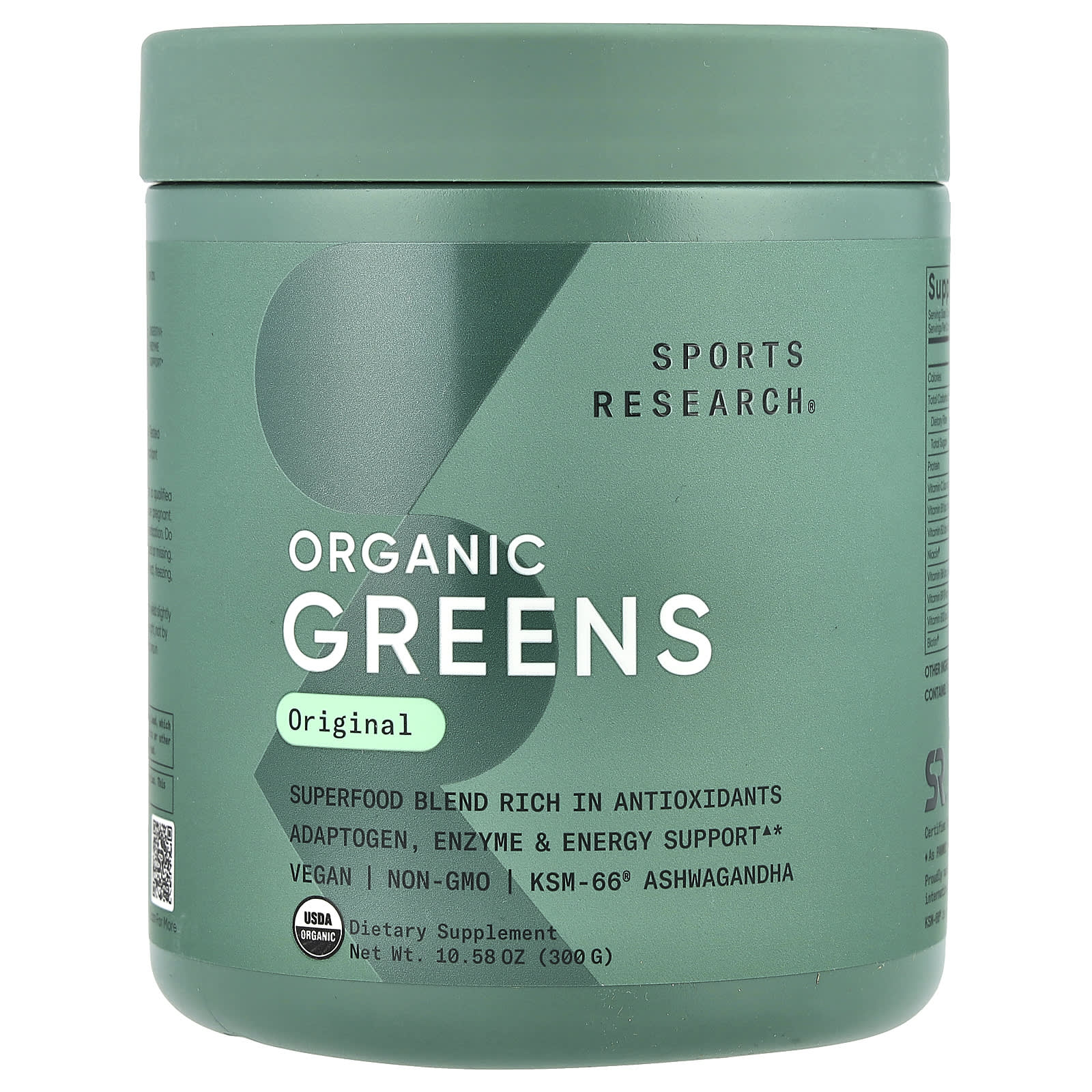 

Organic Greens, Original, 300G(10.58Oz)