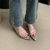 2026 New Fashion Slippers Women Sexy Flat Sandals Casual Ladies Sand Beach Slippers Elegant SpikeToe Outdoor Slippers