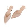 Fashion Shoes for Women 2025 Hot Sale Slingbacks Women's High Heels Fashion Shallow Mouth Office and Career Sexy Slip-on Toe Cap Sandals