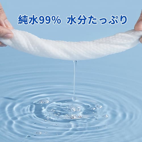 HOPE BABY Baby Wipes, Thick, 80 Sheets X 6 Packs, for Children, Thick Baby Wipes with Lid, Plenty of Water