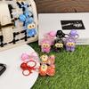 Cartoon Labubu Treibsand Schlüsselanhänger Anhänger Für Frauen Mädchen Niedliche Puppe Schlüsselring Exquisite Rucksack Dekoration Zubehör Geschenke
