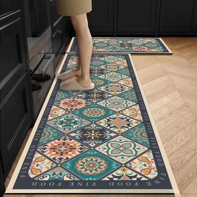 Rutschfeste Küchenteppiche für Wohnzimmer Langer Bereichsteppich Küchenbodenmatte Teppiche Eingangstürmatte Heimdekor Alfombra Tapis