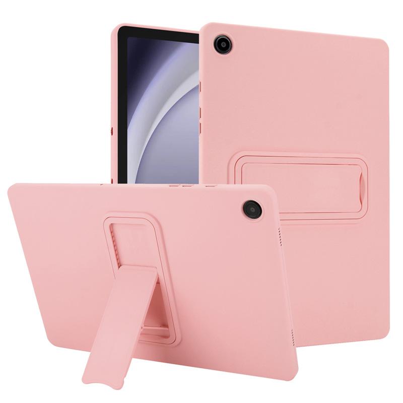Étui Housse de Tablette Support Silicone Souple Pour Samsung Galaxy Tab Case S11 A11 A9 Plus A8 A7 Lite 11 10.5 8.7 Support Béquille Housse Tab A11 8.7inch rose