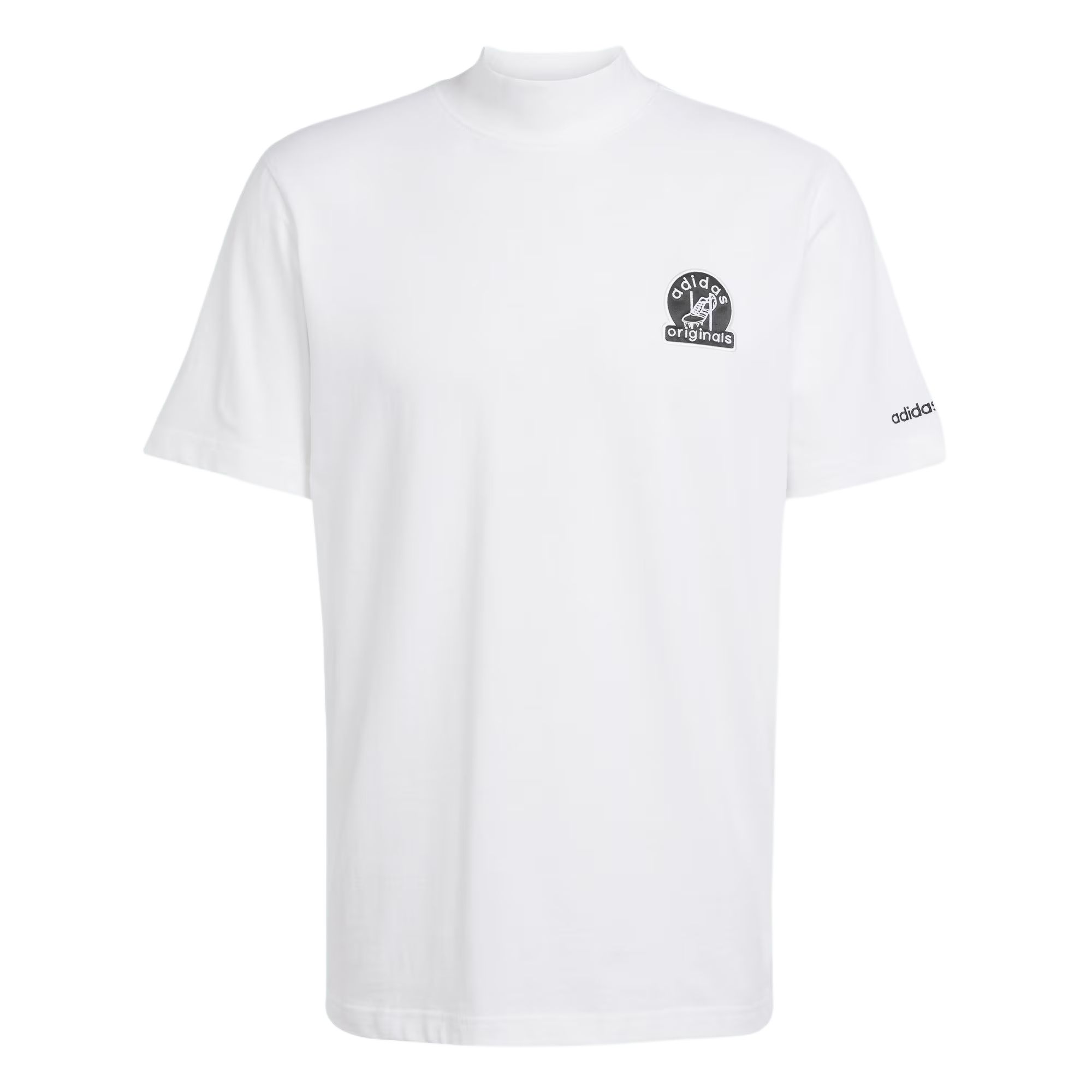 

Adidas Originals Graphic Retro Sports Knit Polo T-Shirt Men Tops White JC8367 L
