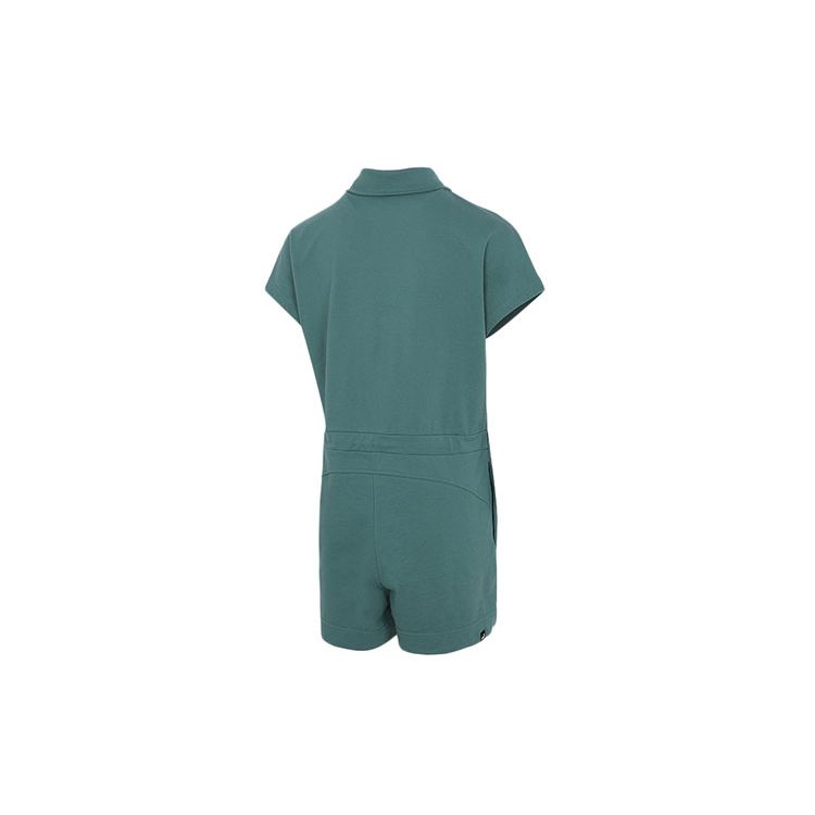 Puma Ss21 Zipper Women Jumpsuit Green 532849-45
