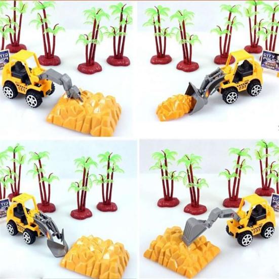 Kids Truck Mini Engineering Vehicle Car Model Excavator Boy Educational Toy Gift