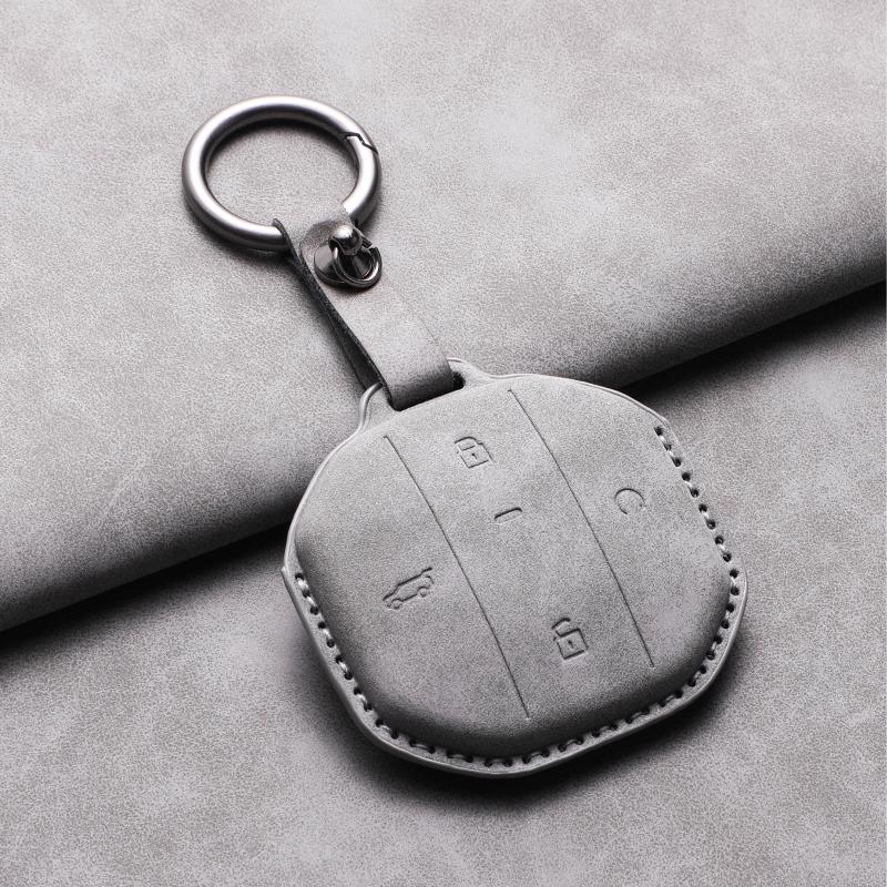 Car Key Case Cover For Jetour Freer Freedom T2 Freer Traveller T1 Leather Car Key Case Cover Keychain Protector Shell Decorative