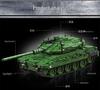 Merkava Leopard 2A7 Tank Model Building Blocks - Children's Educational Toy