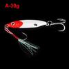 Minnow 10/15/20/30g Colorful Lead Casting Jig Bait Feather Metal Fishing Lures Spinning Baits