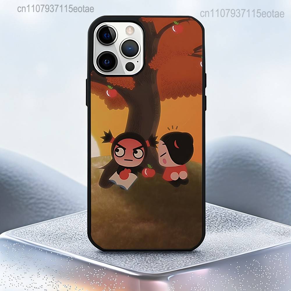 P-Pucca-as Cartoon G-Garu-us Magnetic Case: Compatible with IPhone 17,16,15,14,13,12,11,Pro,Max,Plus,Mini,SE4,E