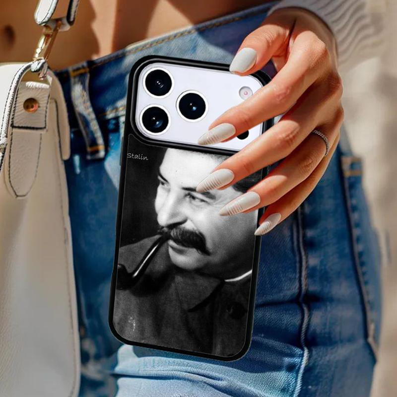 

Soviet Union Leader Stalin Phone Case For iPhone 17 Air 14 15 13 12 Max Cover For Apple 16e 11 Pro Max Plus Coque iPhone 15pro
