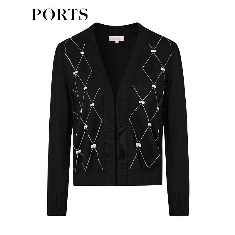 Ports Women's Striped Knit Cardigan SM9K004JKW022