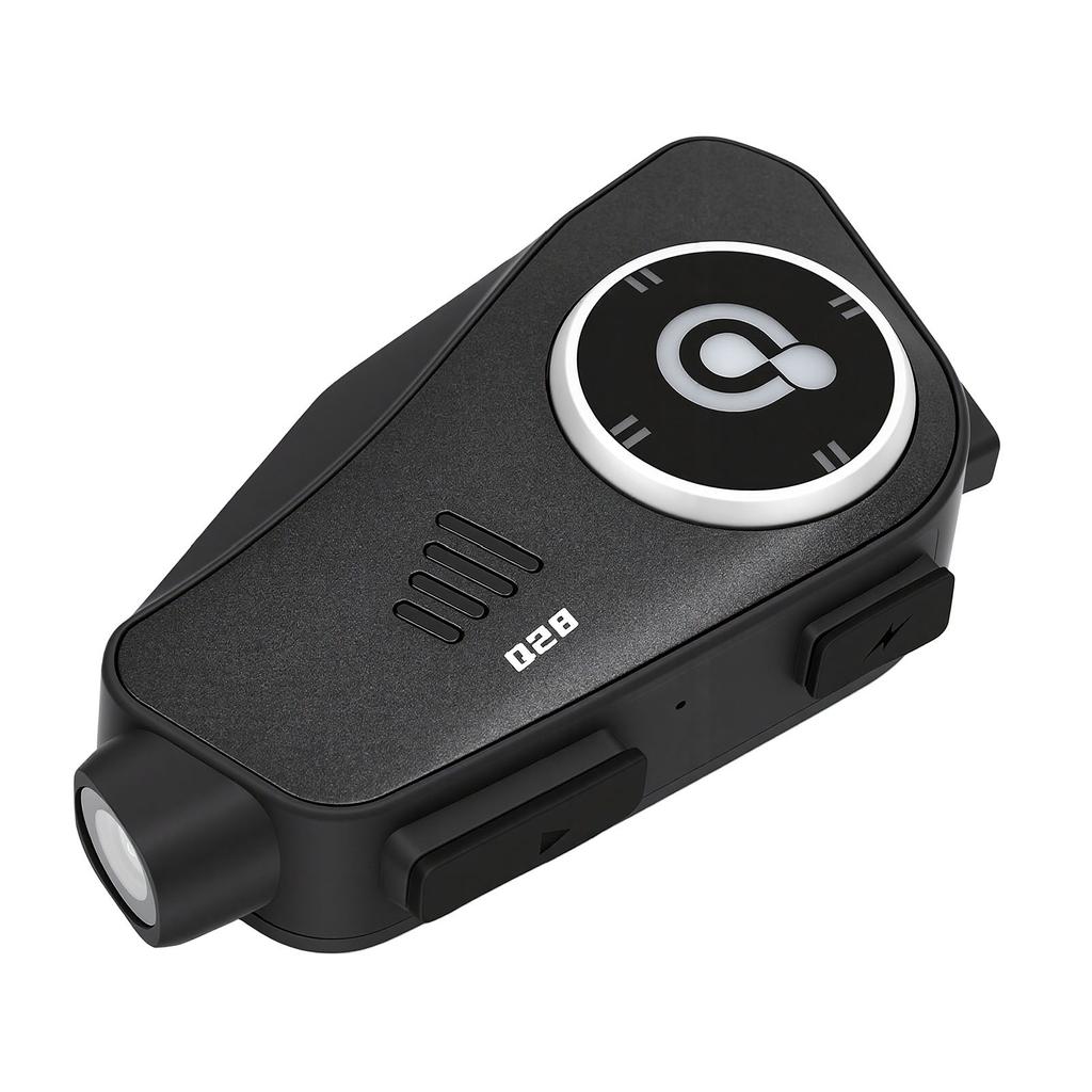 Helmet Camera Bluetooth IPX6 Water Proof Dual Noise Cancellation Helmet Video Recorder Supports Sound Assistant with
