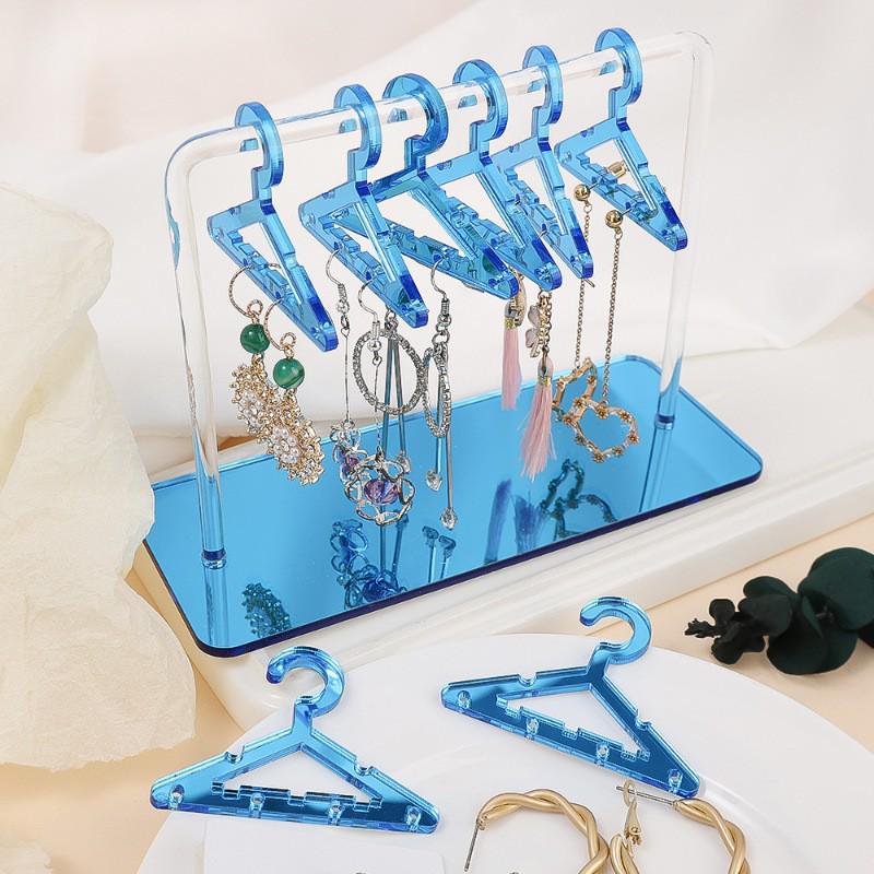 Cross-Border Acrylic Earring & Choker Display Rack - Hanger Shaped Organizer for Personalized Jewelry