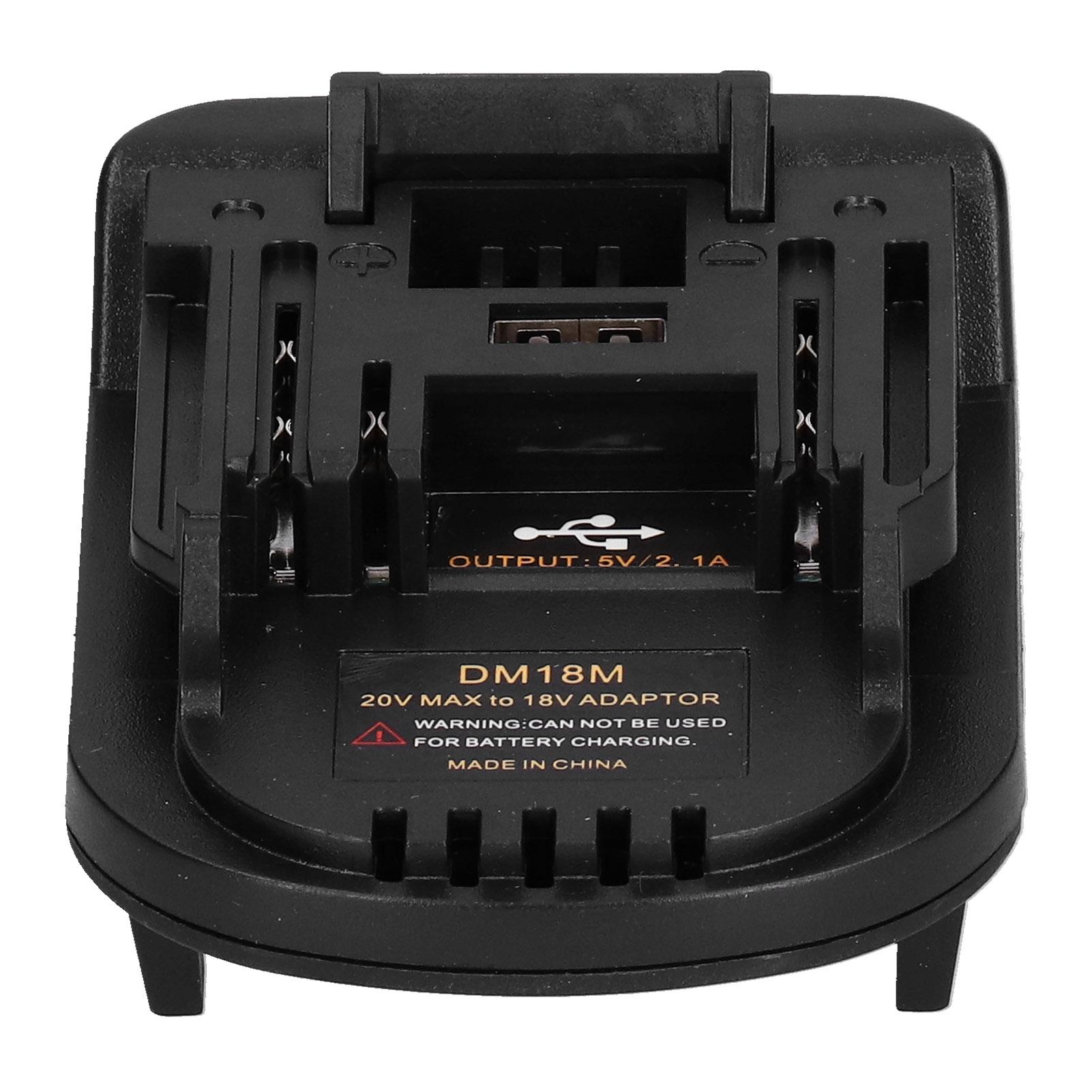 

Адаптер литиевой батареи Док-станция Разъем питания с интерфейсом USB для зарядки Инструмент для преобразования