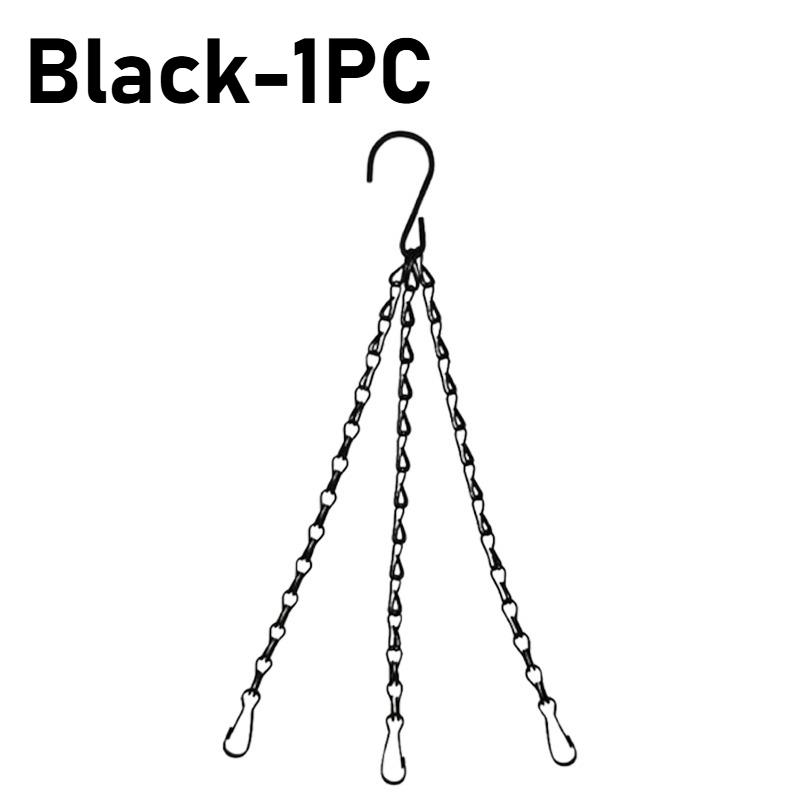 

40cmImitation Rattan Hanging Basket with 3 Hooks Chain Hydroponic Plant Grow Basin for Indoor Outdoor Home Garden Planter Pot