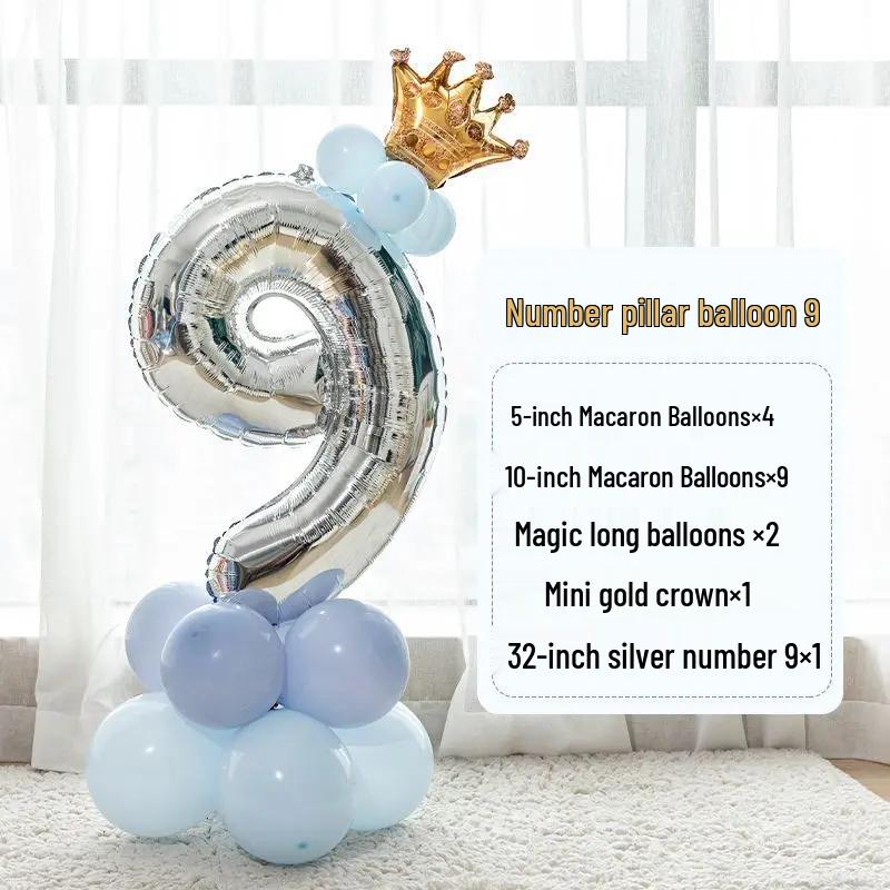 Złote Balony z Cyframi na Urodziny i Imprezy