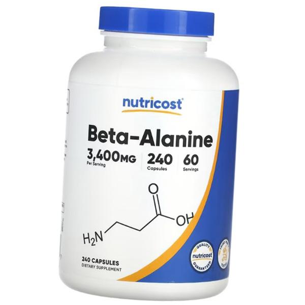 Beta Alanine In Capsules, Beta-Alanine 3400, Nutricost (27647027)
