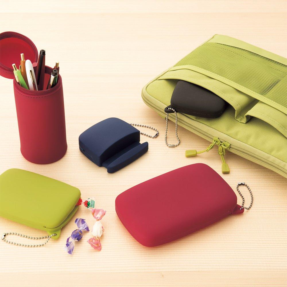 LIHIT LAB Slit Pouch Yellow L, Green, A7691-6