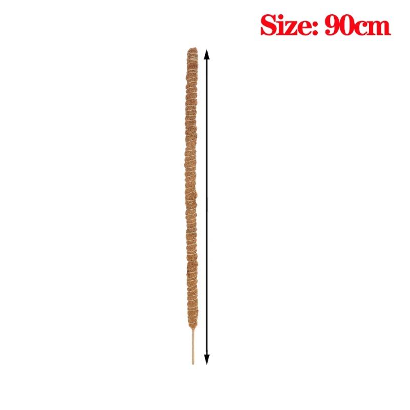 Großhandel Biegsamer Kokosfaser-Moosstab Pflanzenkäfig Kletterstab Pflanzenstütze Verlängerung für Monstera-Pflanze zum Aufwärtswachsen Garten