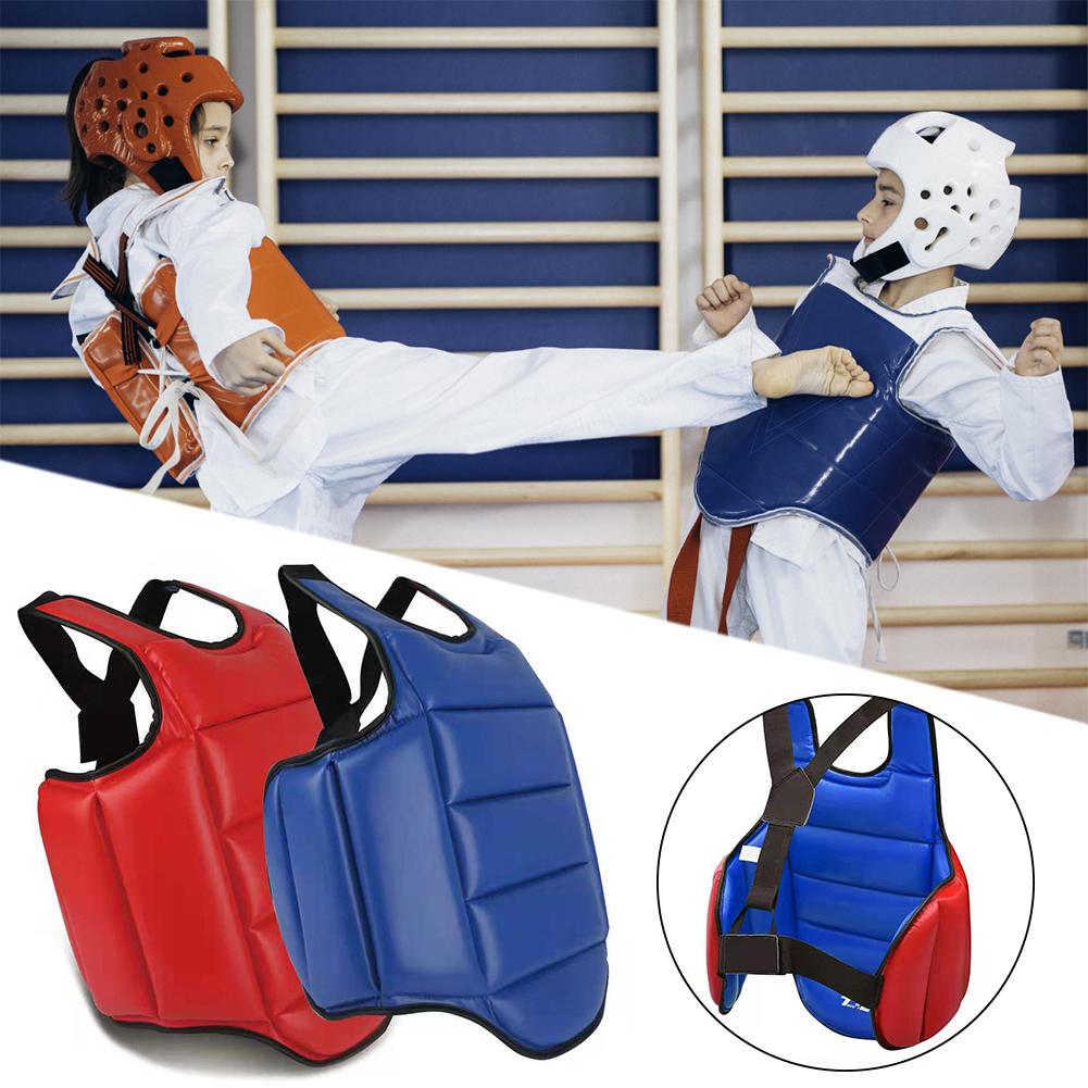 Wendbare Taekwondo Brustschutz Körperprotektor Weste Kampfsport Rippenschutz Rüstung Trainingsuniform Für Karate Judo Kickboxen