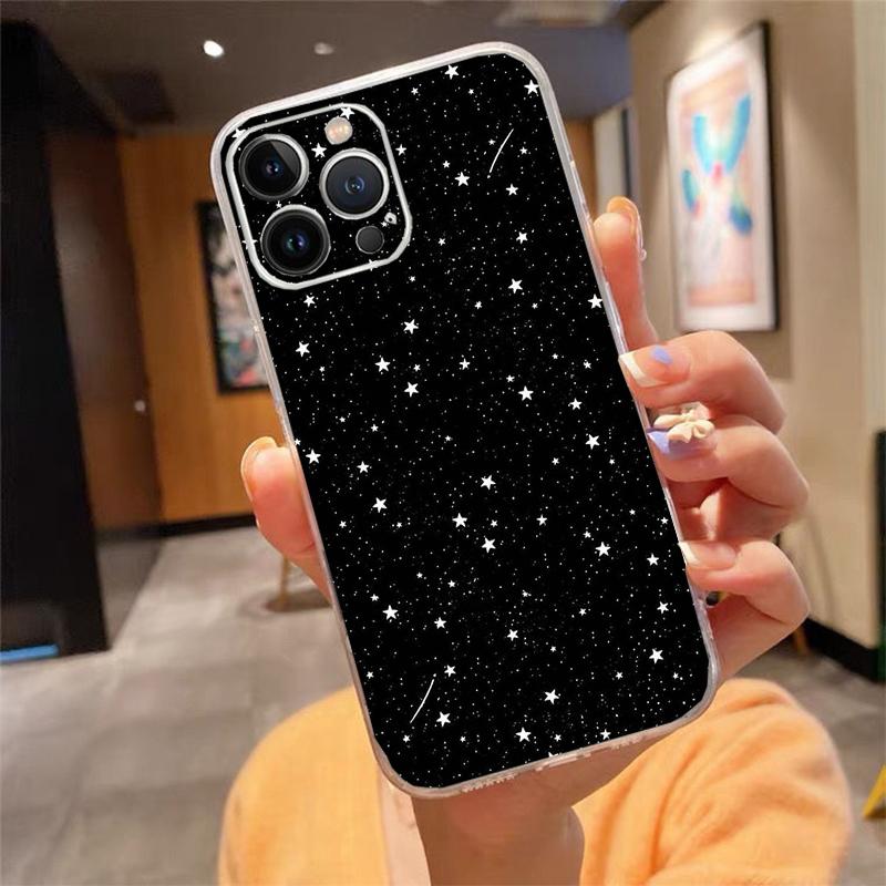 Phone Case For iphone 17 Air 17 Pro Max 16 15 14 13 Pro Max 15 16 Pro 15Plus Space Astronaut Star Moon