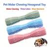 Dog Chew Bone Rubber Chewproof Toy For Dental Care Aggressive Chewers Interactive Teeth Cleaning Textures