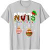 Funny Couples Christmas Chestnuts Adult Matching T-Shirt Xmas Costumes for Couples His and Her Girlfriends Boyfriends