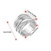 Retro Inspired Open End Rings Adjustable Size Alloy Accessory For Layering Or Everyday Outfits