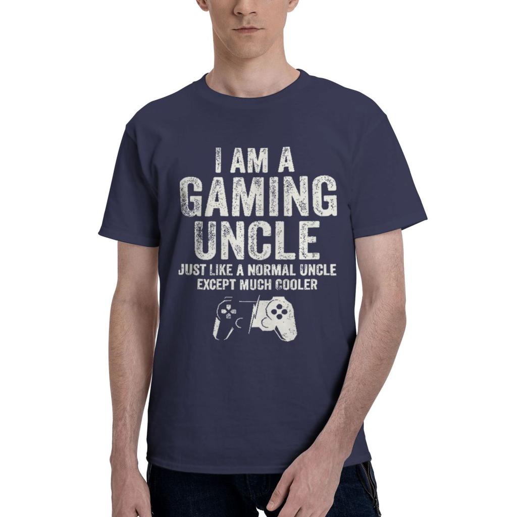 Gaming Uncle Funny 100 Cotton Casual Breathable Confortable Vintage New Gifts And TShirts Men Clothes