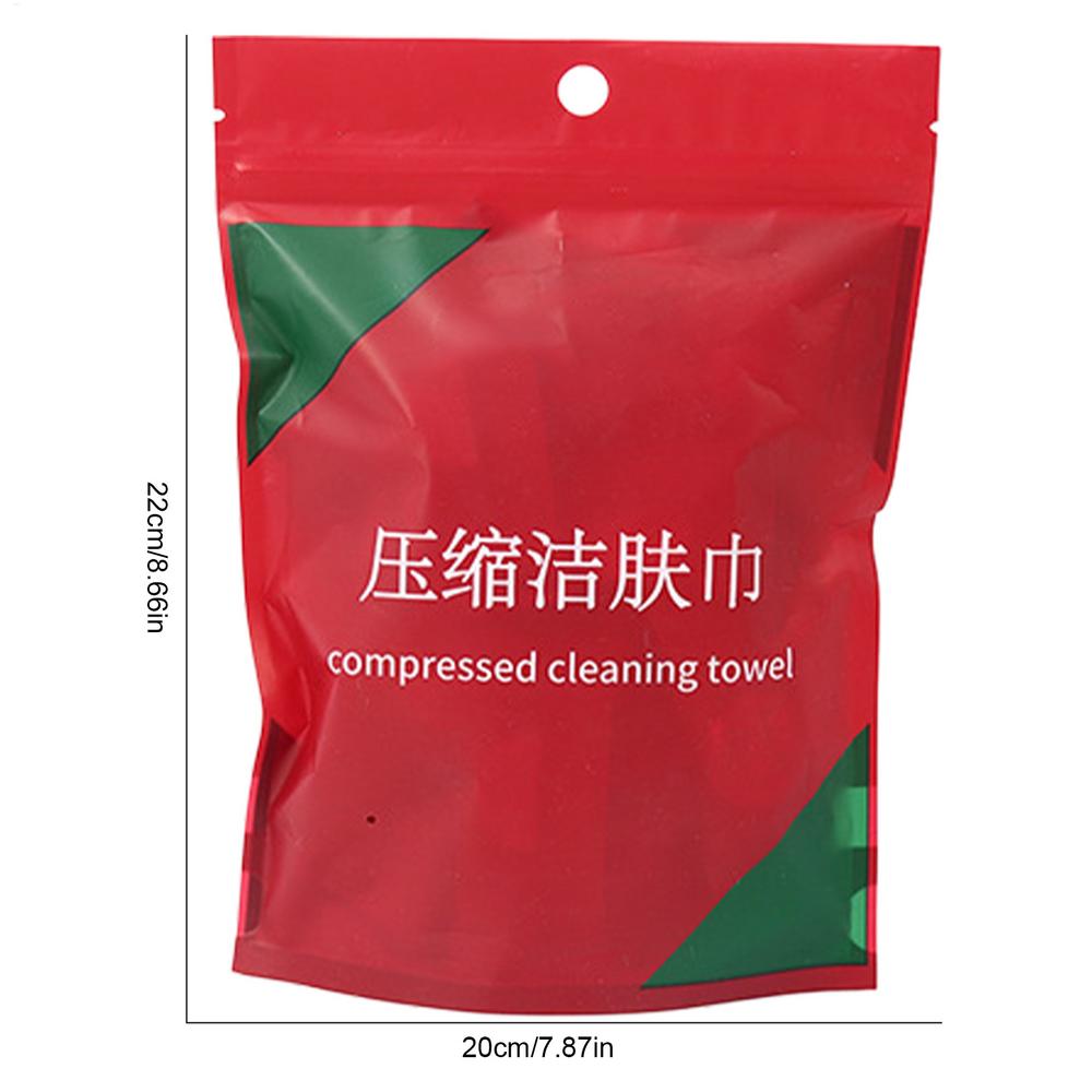 

20pcs Disposable Towel Compressed Portable Travel Non-woven Face Towel Water Wet Wipe Outdoor Moistened Tissues Candy Towels