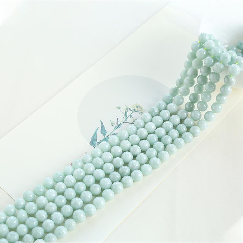 Natural Crystal Bracelet Jadeite Jade Bracelet Work In Progress Beaded Jewelry Long String Jewelry Accessories Loose Beads