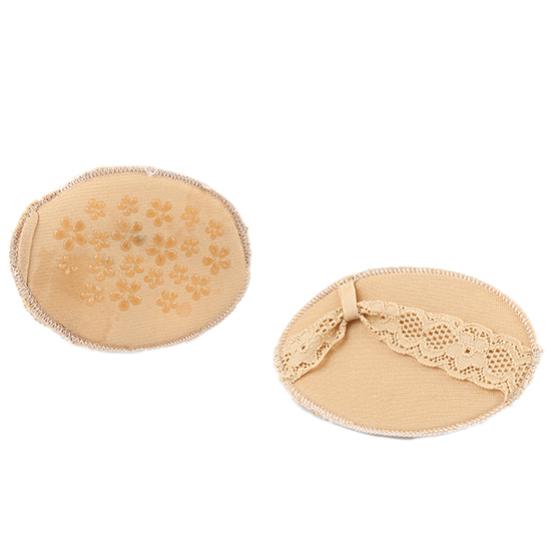 1 par blonder usynlige sklisikre høyhælte sko puter forfot halv yard pute