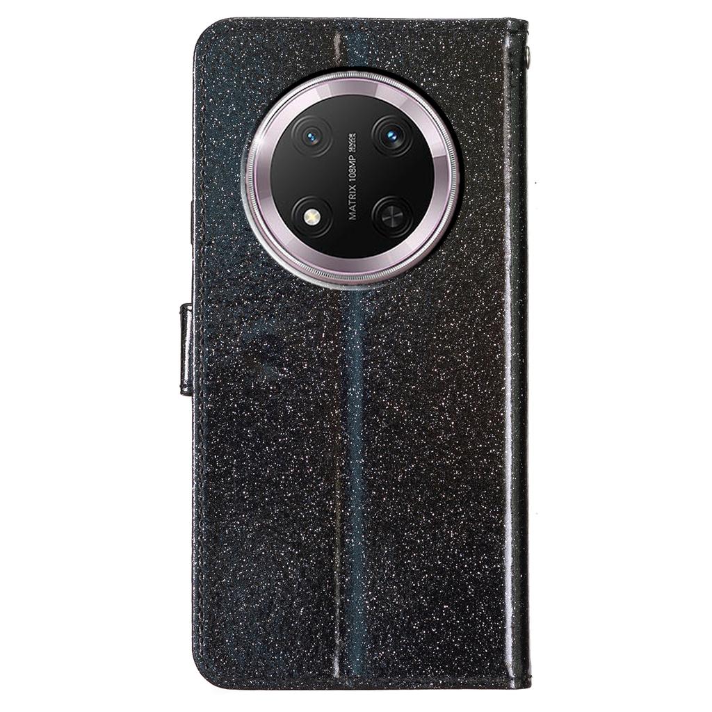 For Honor Magic7 Lite 5G/X9c 5G/X60 Pro 5G Wallet Case Glitter Anti-Scratch Leather Phone Cover Stand