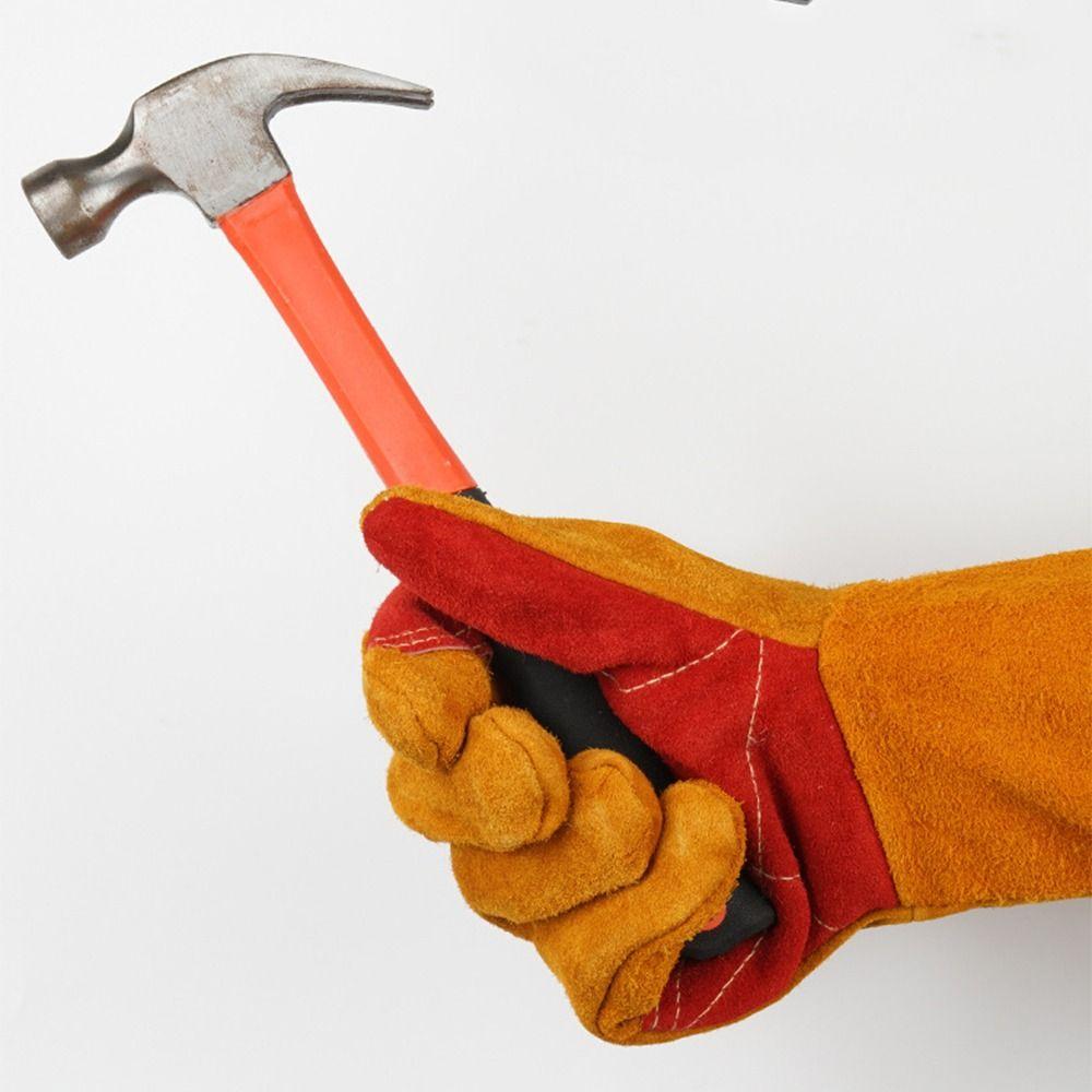 Lengthen 60cm Work Safety Gloves Comfortable Leather Working Gloves Farms