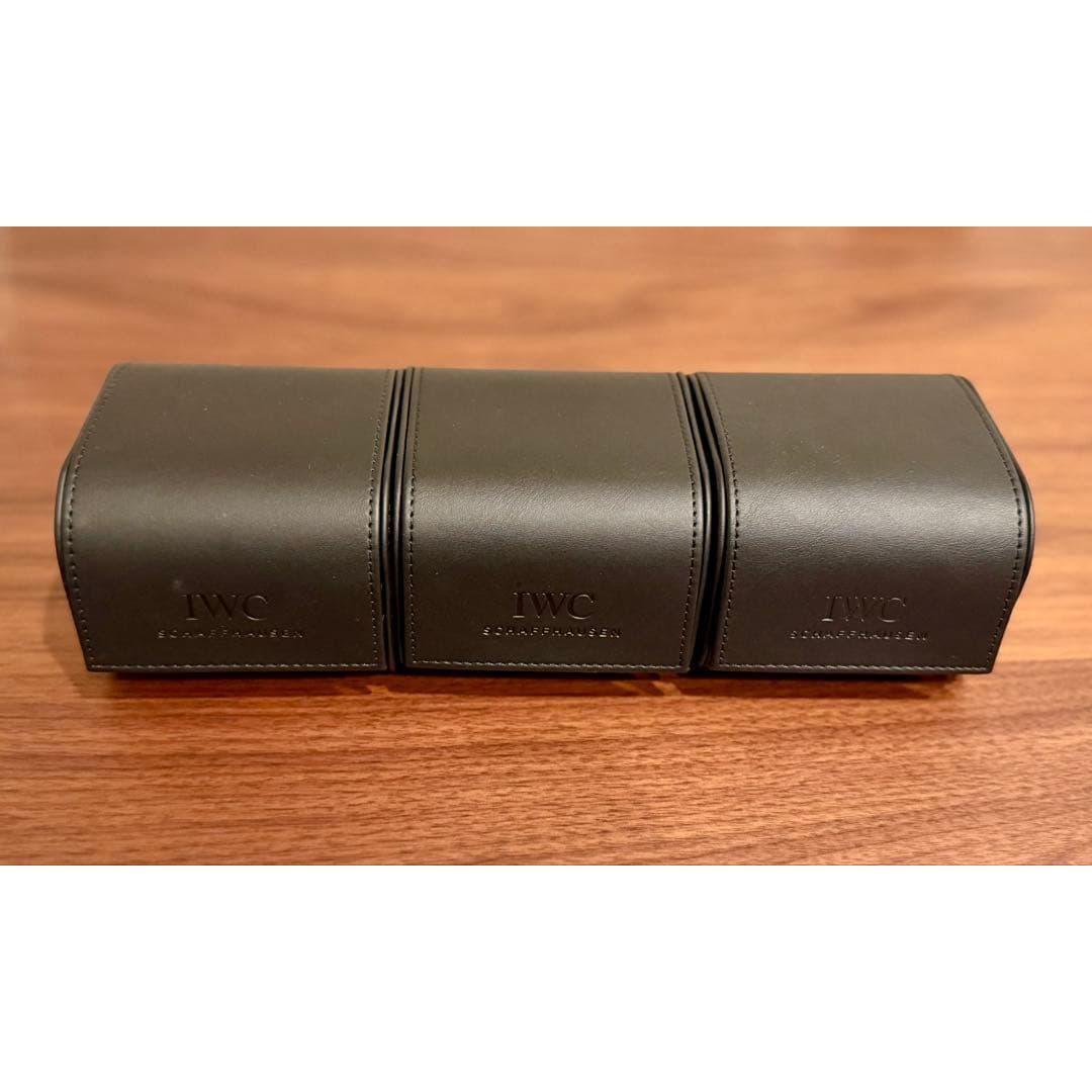 Used IWC SCHAFFHAUSEN watch case in good condition, set of 3