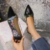 2024 Women's Flat Bottom Printed Outdoor Fashionable and Comfortable Pointed Toe Flat Non-Slip Breathable Casual Loafers