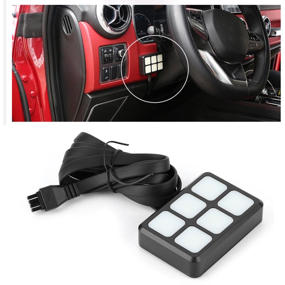 6 Gang Switch Panel Electronic Relay System Waterproof Circuit Control Box Fuse Wiring Harness Kit f