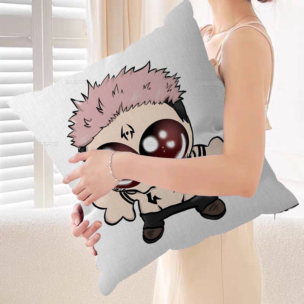 Anime Character Jujutsu Kaisen Ryomen Sukuna Pillow Cushion Cover Pillowcase Living Room Sofa Home Decor Customized
