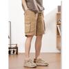 Summer American Black Work Shorts Men's Casual Mid-pants Loose Men's Five-point Pants