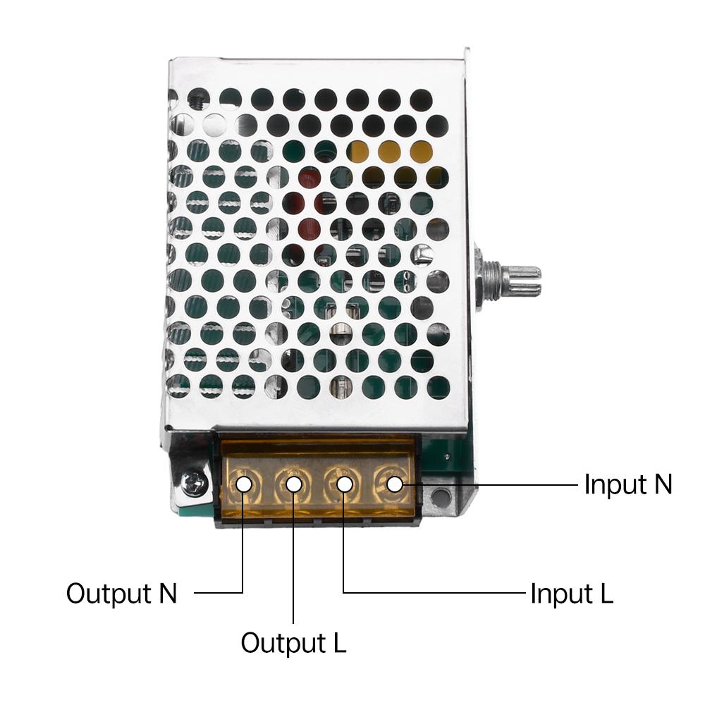 

4000W SCR Electronic Voltage Regulator Speed Controller Control Board Governor Dimmer High Power Module AC 220V Resistive Load