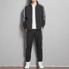 Men's and Women's Spring/Autumn Sports Suits: Versatile, Breathable, Couple's Jackets, Two-Piece Set, Youth Style, Large Sizes